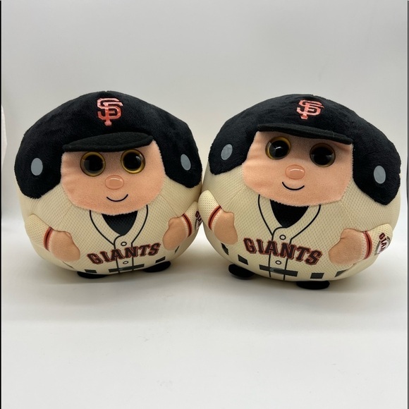 TY - SAN FRANCISCO GIANTS BASEBALL ROUND BEANIES - Picture 1 of 15